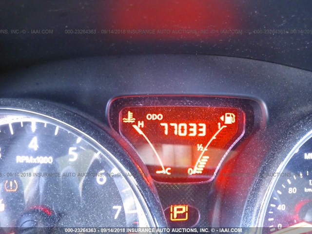 3N1CE2CP8EL367857 - 2014 NISSAN VERSA NOTE S/S PLUS/SV/SL RED photo 7