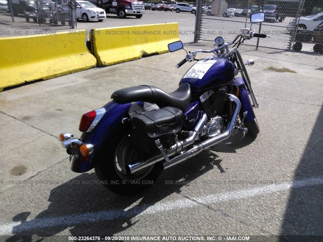 1HFSC43004A400875 - 2004 HONDA VT1100 C2 PURPLE photo 4