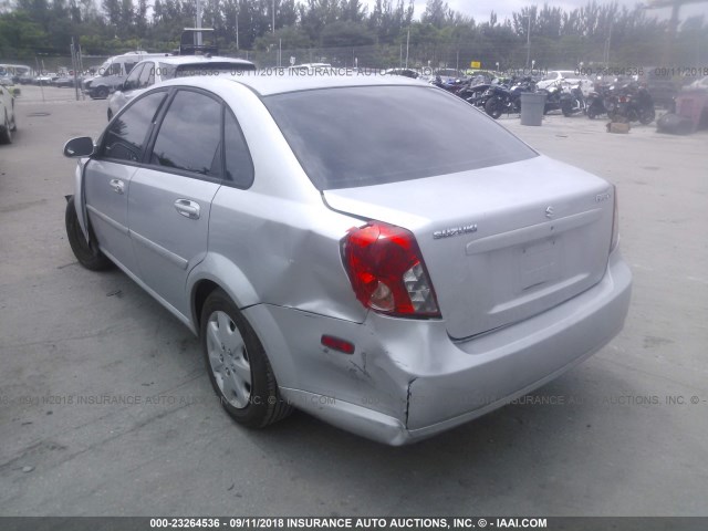 KL5JD56Z06K474559 - 2006 SUZUKI FORENZA SILVER photo 3