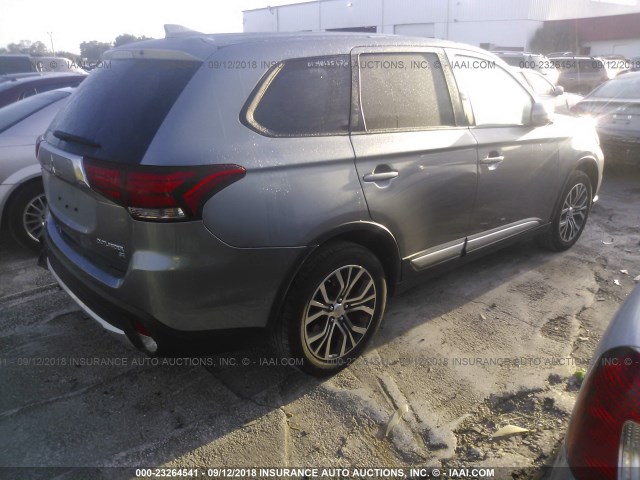 JA4AD3A34HZ022765 - 2017 MITSUBISHI OUTLANDER SE/SEL GRAY photo 4