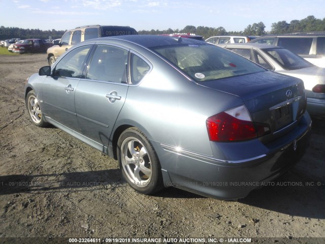 JNKBY01E98M500124 - 2008 INFINITI M45 SPORT BLUE photo 3