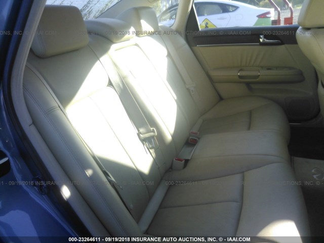 JNKBY01E98M500124 - 2008 INFINITI M45 SPORT BLUE photo 8