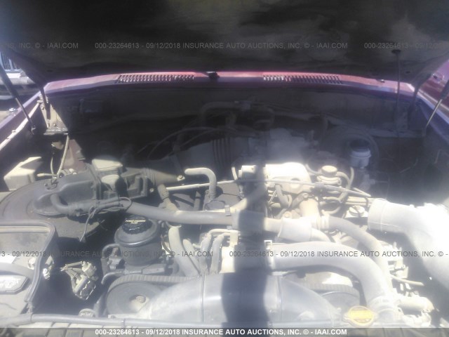 JT3FJ80W4M0033877 - 1991 TOYOTA LAND CRUISER FJ80 RED photo 10