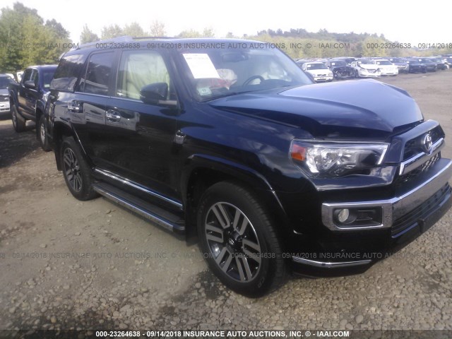 JTEBU5JR2G5377770 - 2016 TOYOTA 4RUNNER SR5 PREM/LTDL/TRAIL/TRD BLACK photo 1