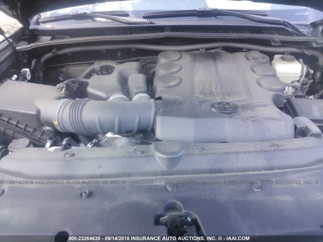 JTEBU5JR2G5377770 - 2016 TOYOTA 4RUNNER SR5 PREM/LTDL/TRAIL/TRD BLACK photo 10