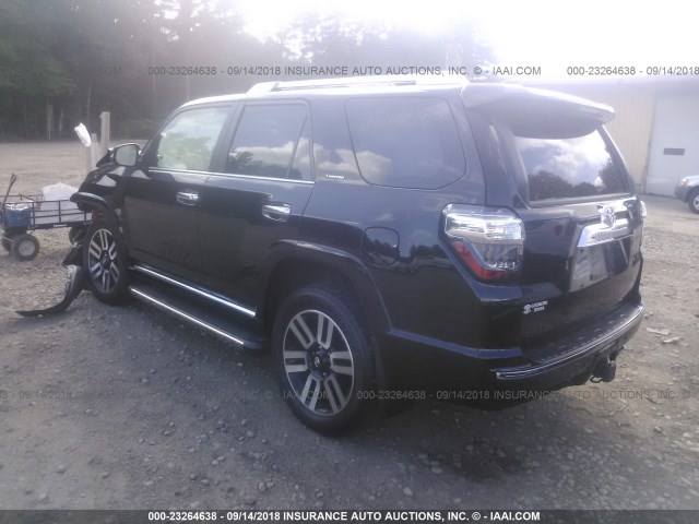 JTEBU5JR2G5377770 - 2016 TOYOTA 4RUNNER SR5 PREM/LTDL/TRAIL/TRD BLACK photo 3