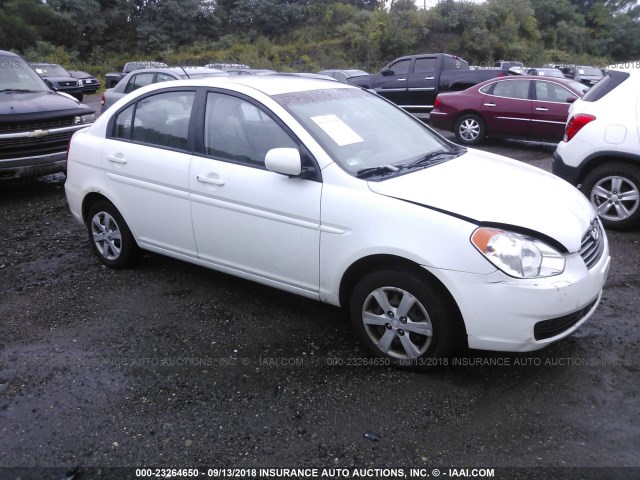 KMHCN4AC0AU452986 - 2010 HYUNDAI ACCENT WHITE photo 1