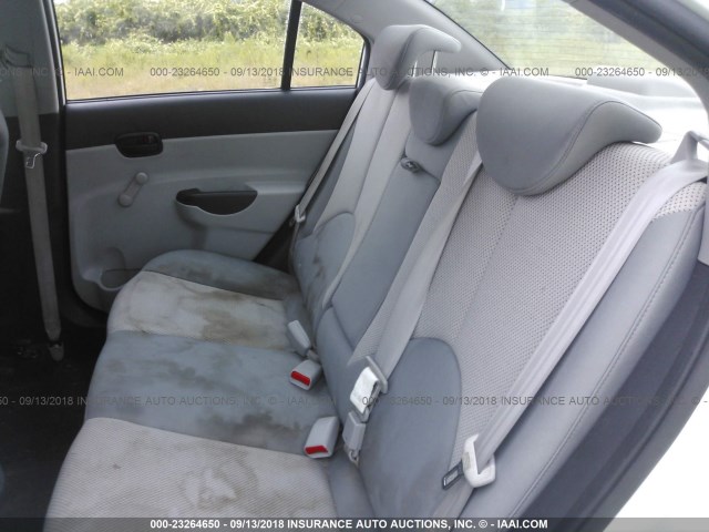 KMHCN4AC0AU452986 - 2010 HYUNDAI ACCENT WHITE photo 8