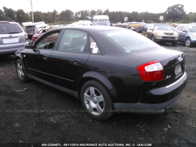 WAULC68E73A116248 - 2003 AUDI A4 1.8T QUATTRO BLACK photo 3