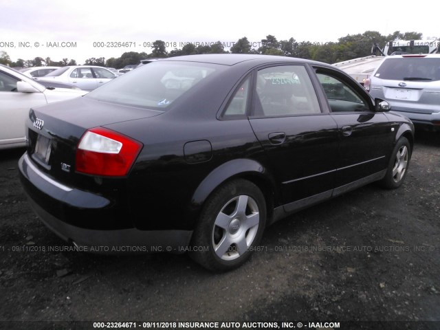 WAULC68E73A116248 - 2003 AUDI A4 1.8T QUATTRO BLACK photo 4