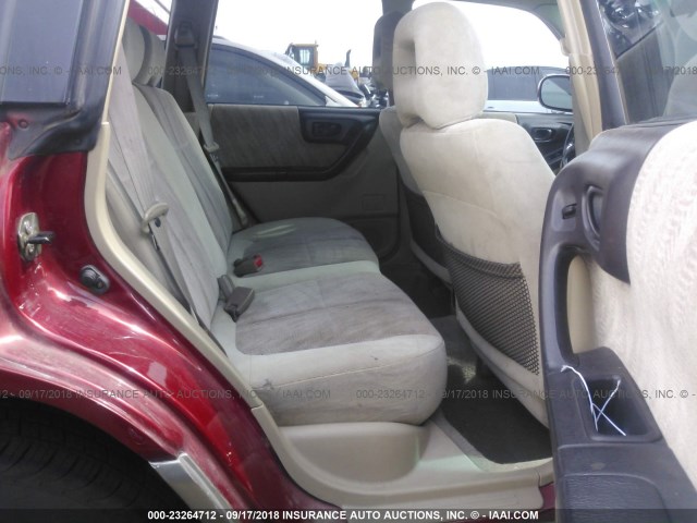JF1SF65532G709729 - 2002 SUBARU FORESTER S RED photo 8