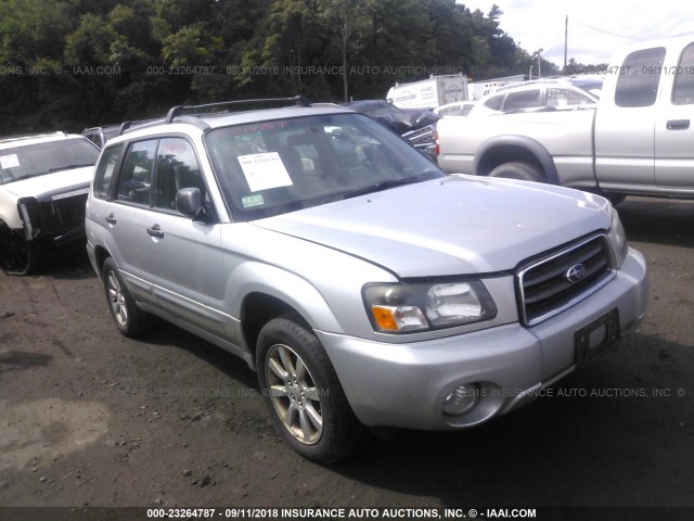 JF1SG65625H712383 - 2005 SUBARU FORESTER 2.5XS SILVER photo 1