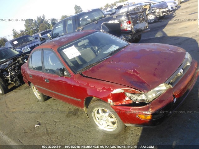 1NXAE09B1RZ173117 - 1994 TOYOTA COROLLA LE/DX BURGUNDY photo 1