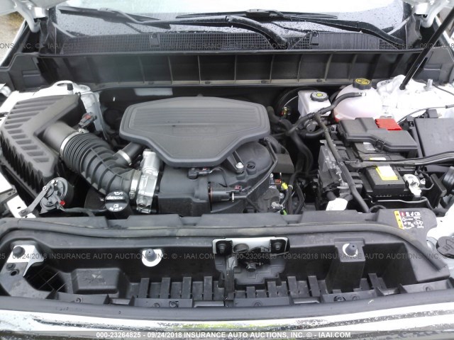 1GKKNMLS1JZ245454 - 2018 GMC ACADIA SLT-1 Biały zdjęcie 10