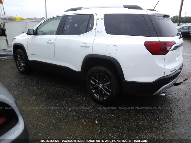 1GKKNMLS1JZ245454 - 2018 GMC ACADIA SLT-1 WHITE photo 3