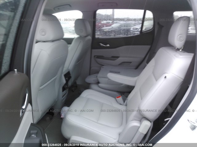 1GKKNMLS1JZ245454 - 2018 GMC ACADIA SLT-1 Biały zdjęcie 8
