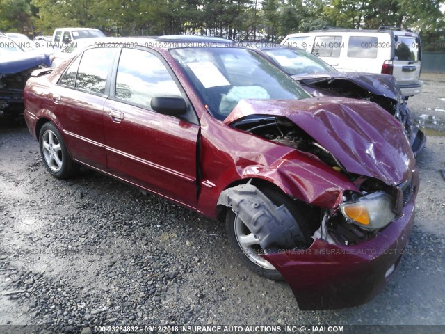 JM1BJ225910417984 - 2001 MAZDA PROTEGE LX/ES წითელი ფოტო 1