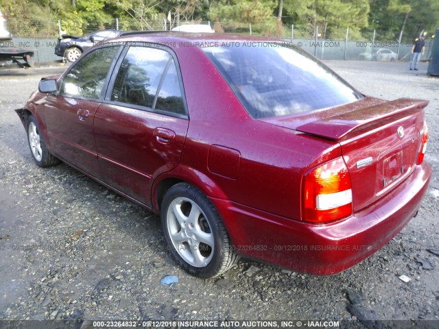 JM1BJ225910417984 - 2001 MAZDA PROTEGE LX/ES წითელი ფოტო 3