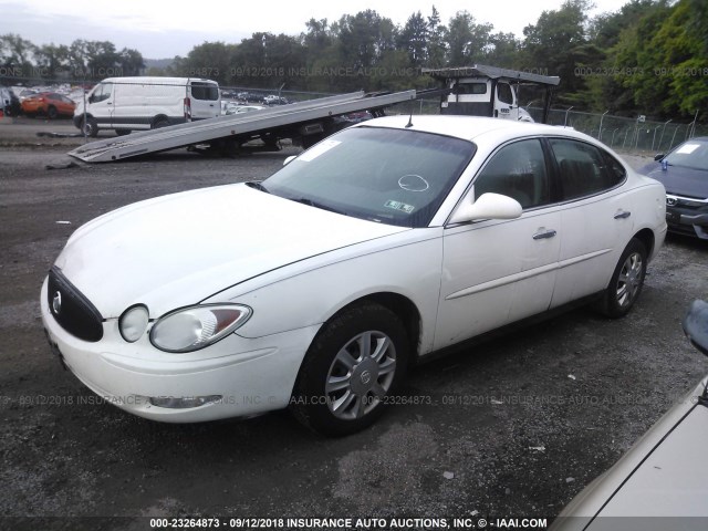 2G4WC532951310456 - 2005 BUICK LACROSSE CX WHITE photo 2