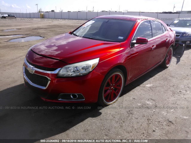 1G11H5SA7DF267129 - 2013 CHEVROLET MALIBU LTZ 红色 照片 2