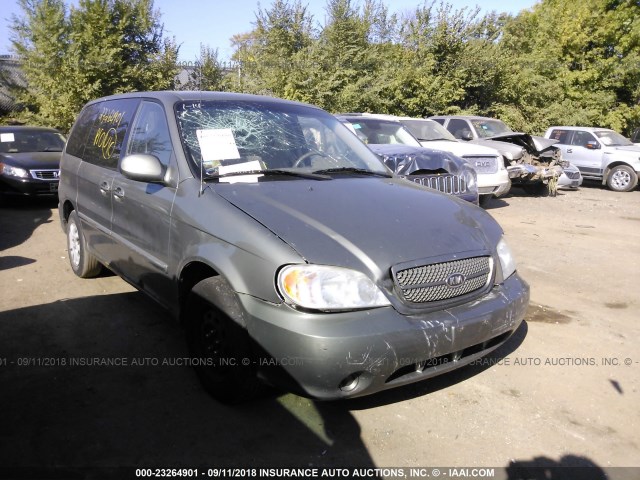 KNDUP132356756698 - 2005 KIA SEDONA EX/LX GRAY photo 1