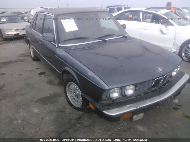 WBADC8400H1722136 - 1987 BMW 535 I AUTOMATIC SILVER photo 1