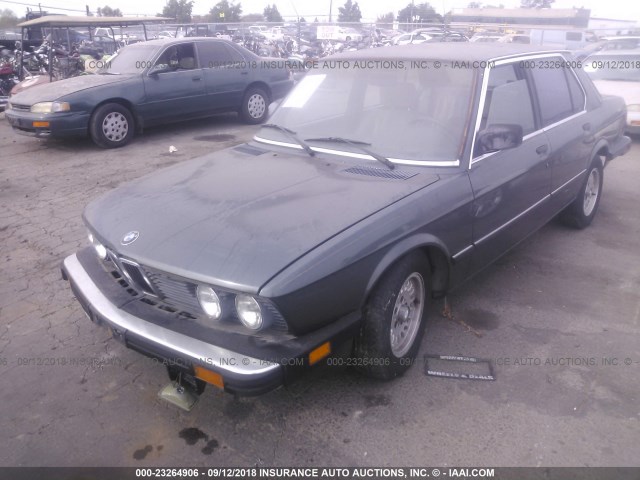 WBADC8400H1722136 - 1987 BMW 535 I AUTOMATIC SILVER photo 2