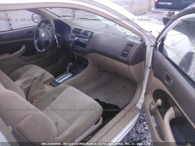 1HGEM22384L083938 - 2004 HONDA CIVIC DX VP WHITE photo 5