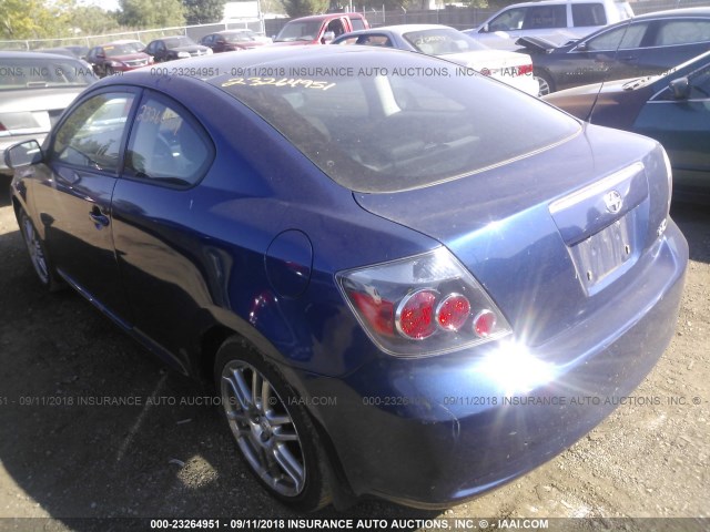 JTKDE167780270831 - 2008 TOYOTA SCION TC 蓝色 照片 3