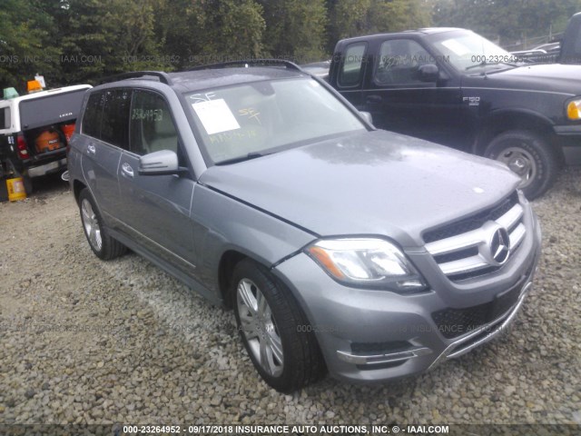 WDCGG8JB7EG305397 - 2014 MERCEDES-BENZ GLK 350 4MATIC GRAY photo 1