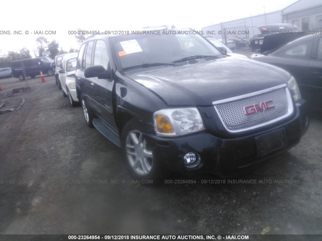 1GKET63M982140728 - 2008 GMC ENVOY DENALI BLACK photo 1