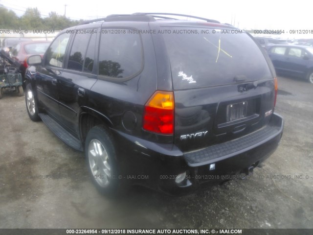 1GKET63M982140728 - 2008 GMC ENVOY DENALI BLACK photo 3