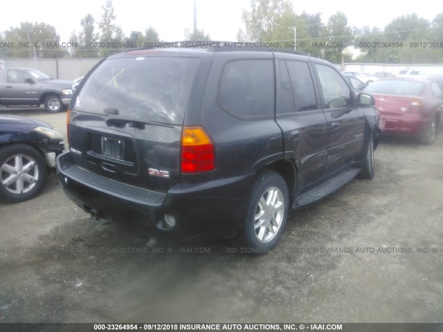 1GKET63M982140728 - 2008 GMC ENVOY DENALI BLACK photo 4