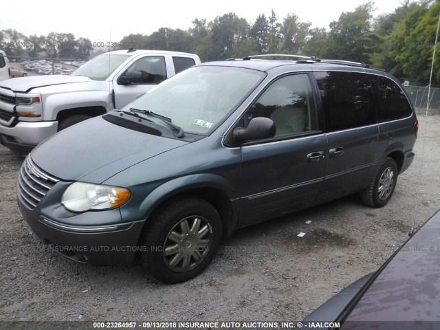 2C8GP64L45R190379 - 2005 CHRYSLER TOWN & COUNTRY LIMITED GREEN photo 2