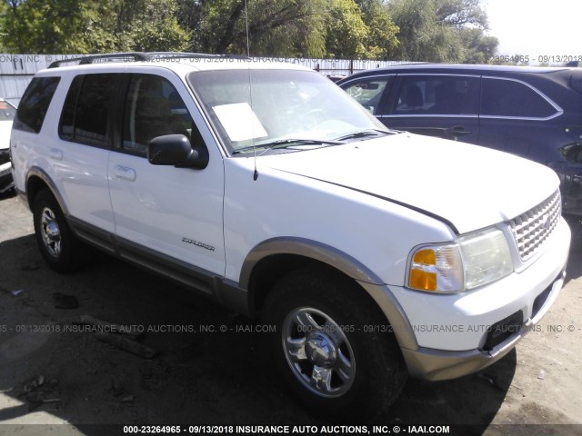 1FMDU74W82ZC30277 - 2002 FORD EXPLORER EDDIE BAUER WHITE photo 1