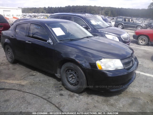 1B3LC46B39N522451 - 2009 DODGE AVENGER SE/SXT BLACK photo 1