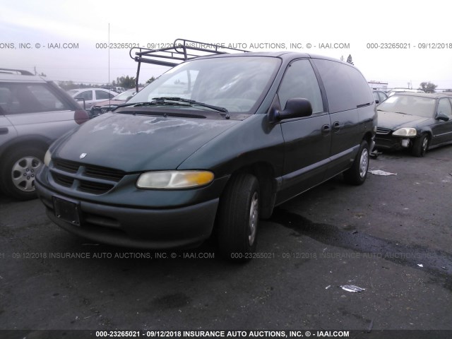 1B4GP44R3WB621561 - 1998 DODGE GRAND CARAVAN SE/SPORT GREEN photo 2