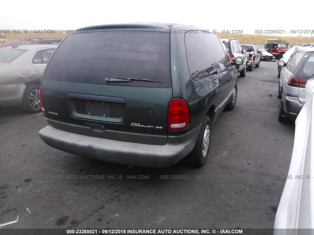 1B4GP44R3WB621561 - 1998 DODGE GRAND CARAVAN SE/SPORT GREEN photo 4