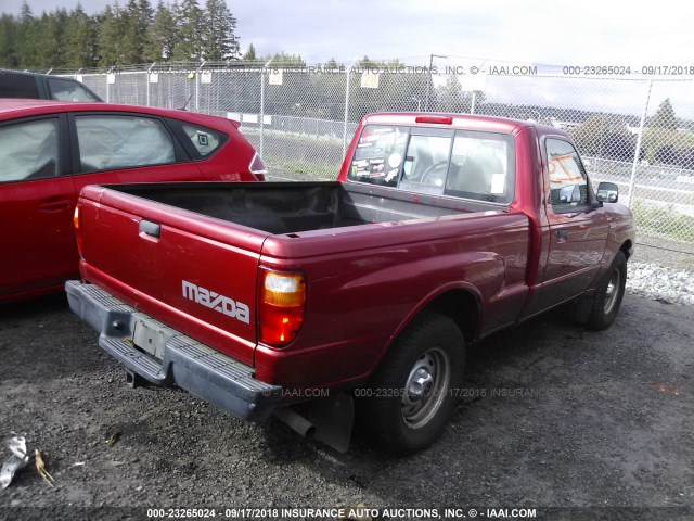 4F4YR12D73TM15552 - 2003 MAZDA B2300 MAROON photo 4