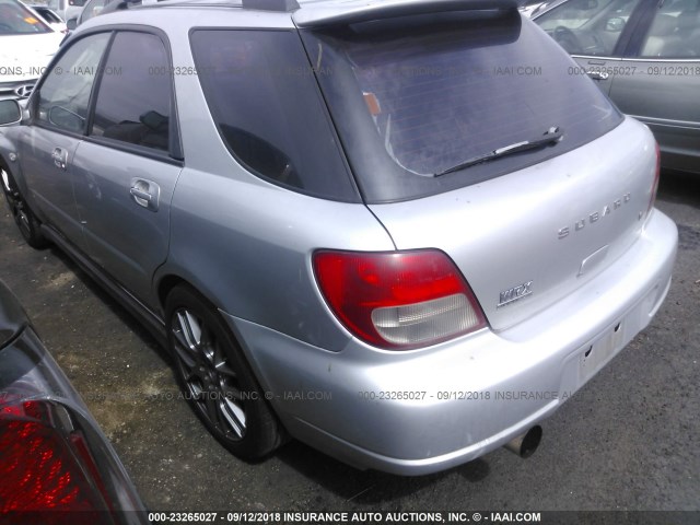 JF1GG29642G829960 - 2002 SUBARU IMPREZA WRX SILVER photo 3