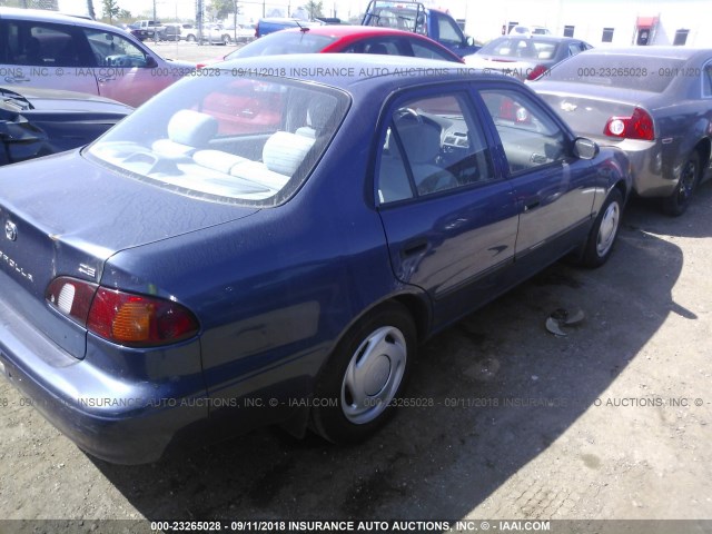 1NXBR12E4XZ279822 - 1999 TOYOTA COROLLA VE/CE/LE 蓝色 照片 4