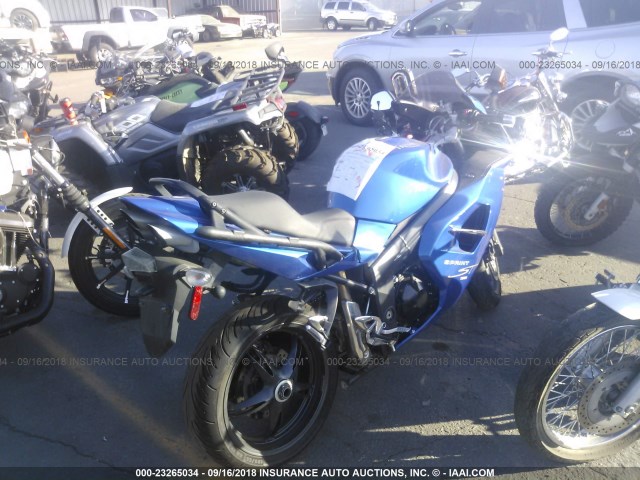 SMT601PK27J288231 - 2007 TRIUMPH MOTORCYCLE SPRINT ST BLUE photo 4