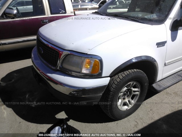 1FMPU16L7YLB20054 - 2000 FORD EXPEDITION XLT WHITE photo 6