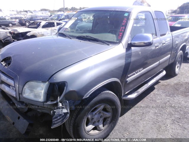 5TBRT34193S399584 - 2003 TOYOTA TUNDRA ACCESS CAB SR5 GRAY photo 2