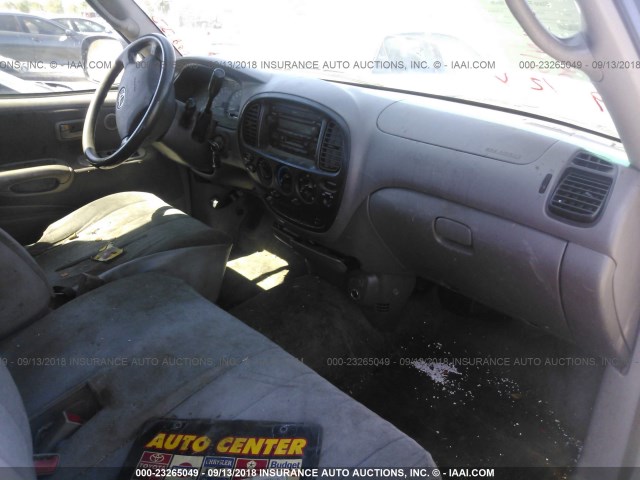 5TBRT34193S399584 - 2003 TOYOTA TUNDRA ACCESS CAB SR5 GRAY photo 5