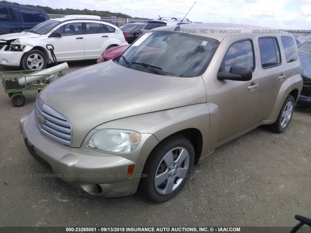 3GNDA13D38S516481 - 2008 CHEVROLET HHR LS ოქროსფერი ფოტო 2