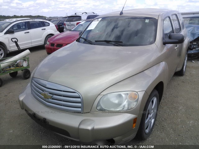 3GNDA13D38S516481 - 2008 CHEVROLET HHR LS ოქროსფერი ფოტო 6