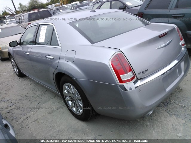 2C3CA5CGXBH522203 - 2011 CHRYSLER 300 LIMITED SILVER photo 3