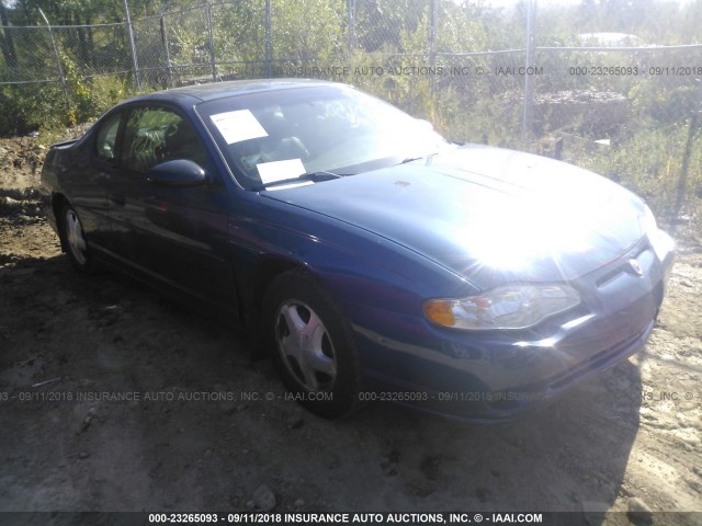 2G1WX12K539178340 - 2003 CHEVROLET MONTE CARLO SS ლურჯი ფოტო 6