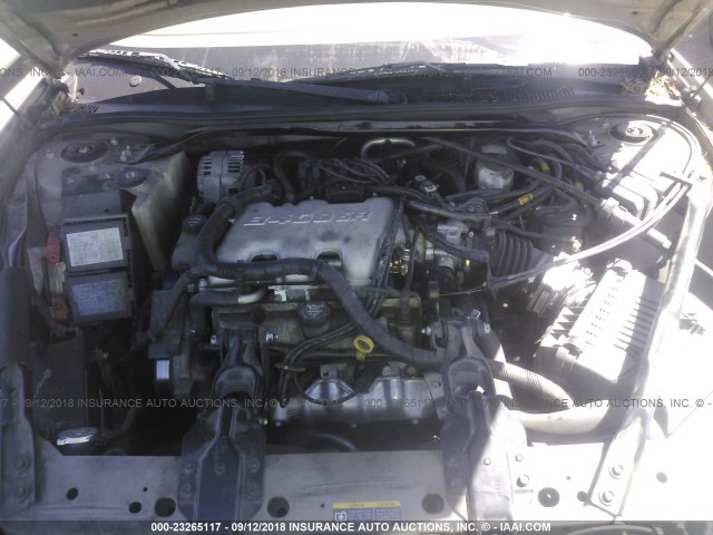 2G1WW12E639189506 - 2003 CHEVROLET MONTE CARLO LS 棕色 照片 10